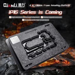 QianLi Middle Frame Reballing Platform Motherboard Fixture BGA Reballing Stencil for iPhone 11 12 13 mini 14plus 15 16 17Pro Max