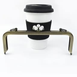 1/2Pcs Deepeel 20cm Metal Purse Frame Bag Handle Handbag Kiss Clasp Woven Bags Sewing Brackets Handles Crafts Accessories