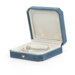 New Octagonal Jewelry Organizer Box for Earrings Ring Pendant Necklace Bracelet Storage Flannelette Vintage Gift Packaging Box