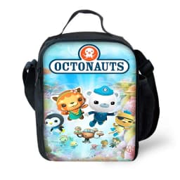 Child School Cartoon O-Octonauts Backpack with Lunch Bags ,Pencil Bags ,School Bags for Boys Girls Best Gift