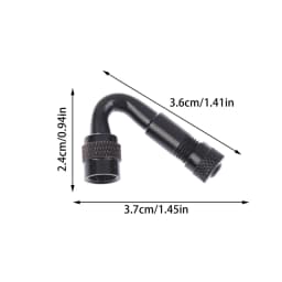 1pc 45 90 135 Degree Angle Bent Valve Adaptor Tyre Tube Valve Extension Adapter For Motorcycle Truck Car Moto Bike