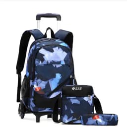 Boys kids school wheeled backpack bag children school backpack on wheels teenager boys school trolley bag with wheels for boys