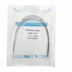 10pcs/pack Dental Orthodontic Stainless Steel Round/Rectangular Wire Ovoid Form Dentist Material Dental Arch Wire