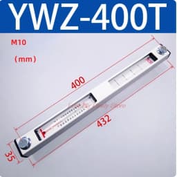 Aluminum Shell Hydraulic Tank Fluid Level Gauge Oil Level Gauge Water Level Gauge Oil Standard Water Thermometer YWZ 50T-500T