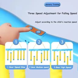 A Falling Sticks Catching Sensory Toy Adults Kid Sticks Game Drop Catch Win Reaction Training Reflex Challenge Family Party Game