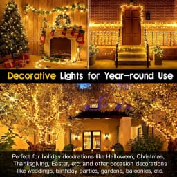 10M-100M Fairy Lights LED String Garland Christmas Light Waterproof Outdoor Indoor For Tree Street Wedding Party 2024 Decoration