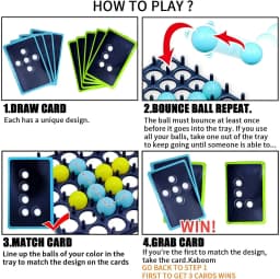 Kids Desktop Bouncing Ball Game Toss Ball Interaction Fun Party Social Table Board Game To Play In Family for Children Gift