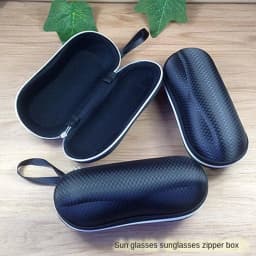 Oxford Bula Zipper Sunglasses Glasses Case Hook Type Sunglasses Case Stress Resistant Outdoor Storage Box Wholesale