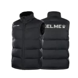 KELME Men Winter Down Vest Sport Training Lightweight Waterproof Outwear Short Stand Collar Casual Coat Windproof Warm Jacket