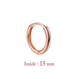 Single Minimal Gold Color Tiny Cartilage Hoop Earrings Glossy Earring Piercing Accessory Trendy Small Huggie Women Hoops For Men