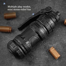 Tactical Grenade Launcher Toy Set Shell Ejecting Fidget Spinner Mini Stress Relief Finger Toy Gun Alloy Grenade Model