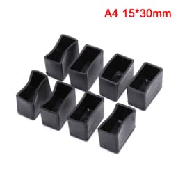 8pcs Rectangle Silicone Chair Leg Caps Non-slip Table Foot Cover Socks Protector Hot Sale New Arrival