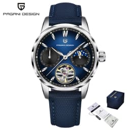 Pagani Design 2025 New 41MM Luxury Automatic Mechanical Men's Watch Stainless Steel 10bar Waterproof Pilot Watch reloj hombre