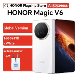 Global Version HONOR Magic V6 5G NFC Smartphone Snapdragon 8 Elite Gen 5 7.95" 120Hz Display 50MP OIS Camera 80W SuperCharge