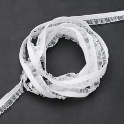 2 Yards 1cm Pleated Stretch Lace Trims Ribbons Ruffled Elastic Band Hairband Belt Shoes Decorative Tapes Diy Craft Supplies