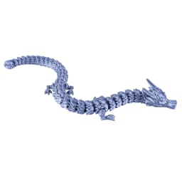 22cm Colorful 3D Printed Dragon Toy with Movable Joints And Tail - Funny Poseable Figure for Gags Christmas Pranks Novelty Gift