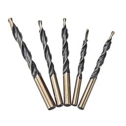 1pc HSS Cobalt Coated Twist Step Drill Bits 8-4/9-5/10-5/10-6/12-8mm Woodworking Tool For Manual Pocket Hole Jig