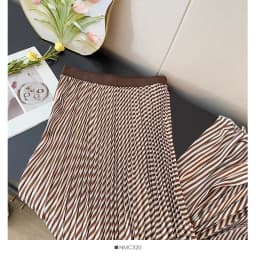 Sweet & Vintage A-Line Pleated Skirts for Tall Women - 2026 Spring Summer High Waist Flowy Skirt