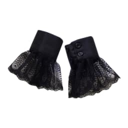 Gothic Retro Black Detachable Sleeve Fake Cuffs Multi Layer Lace Patchwork Princess Sweater Decorative Wristband Dropshipping