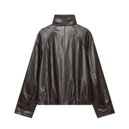 Leather Jackets Women's Pu Coat 2026 zanaban Long Sleeve Jackets Streetwear Fashion Chic Outwear Elegant Casual Loose Jackets