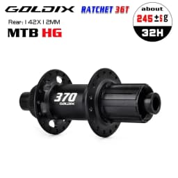 GOLDIX M370 32H Boost MTB Hub 36T Ratchet Center Lock Disc Brake Sealed Bearings HG XD MS 10-12 Speed Front Rear MTB Bicycle Hub