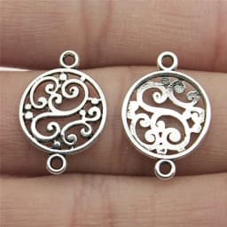 20pcs Earring Making Charms Findings Geometric Connector Charms For Earring Making Bracelet Making