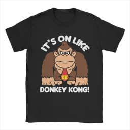 2026 Summer New Style Fun "Gorilla Khan" Video Game High-Quality Comfortable Men's Printed Round-neck T-Shirt