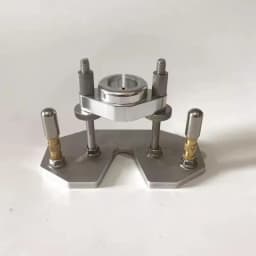 Engraving Auxiliary Bracket & Grooving Tool, Aircraft Aluminum Base with Stainless Steel Accessories for 20mm Machine