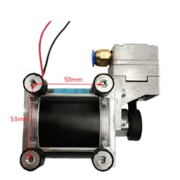 DC 24V Micro Air Pump Negative Pressure Pump RYX-20L Oil-Free Vacuum Pump Small Electric 20L/MIN -80Kpa 30W G1/8