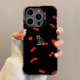 D-Drake O-OvO OWL Phone Case For iPhone 17 16e 16 15 14 13 12 11 mini Pro Max X XR XSMAX 8 7 Air Plus Anti Fall Matte Back Cover