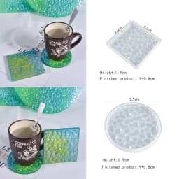 Silicone Mold For Resin Large Rectangle Tea Plate Coaster DIY Epoxy UV Resin Molds For Home Decoration Craft Making Art Supplies