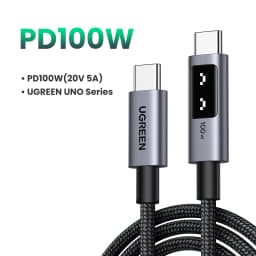 UGREEN UNO PD100W USB C to USB C Cable Fast Charging for Laptop iPhone 17 16 Type C Data Cord for Samsung Xiaomi Poco 5A Charge