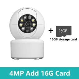 1080P Wireless WiFi Security Camera Home CCTV baby Monitor Full-Color Night Vision Automatic Tracking Two-Way Audio ICSEE