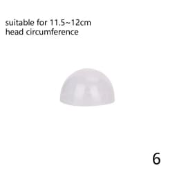1/3 1/4 1/6 1/8 1/12 Silicone Headgear Doll-specific Fixed Wig Headgear Anti Slip Anti Staining For Doll Silica Gel Hair Wigs