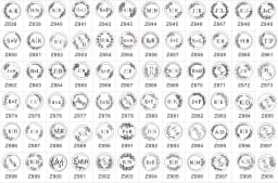 Customize Embossing Stamp Wedding Monogram Embosser Stamp, Personalized 2 Initials Embosser Stamp, Wedding Gift, Hand Held Embos