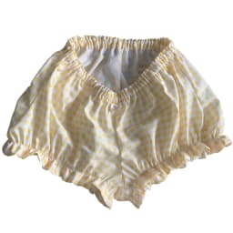 Lamuusaa Shorts y2k Women Clothes Casual Ruffle Trim/Plaid/Solid Color/Duck Print Elastic Waist Pajama Hot Pants 2000s Clothing
