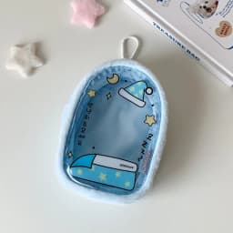 10cm Plush Doll Storage Bag Cartoon K-Pop Figure Hanging Pouch Doll Carrier Ita Bag Students Transparent PVC Backpack Pendants