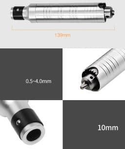 Jewelry Rotary Quick Change Handpiece For Flex Flexible Shaft Motor 2.35mm Shank T38 Engraving Hammer Handle Jewelry Carving