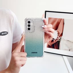 3 in 1 Bling Glitter Clear Shell Samsung Galaxy S25 S23 Ultra S24 S22 Plus S21FE A55 A35 A25 A15 A56 A14 A72 71 A52 A51 Case