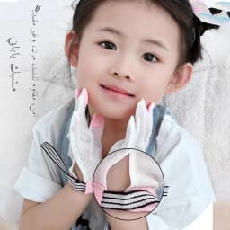 Baby Thumb Sucking Prevention Gloves Double-Sided Mesh Gloves Infant Anti-Chewing Thumb Protector Soft Elastic Fabric Mittens