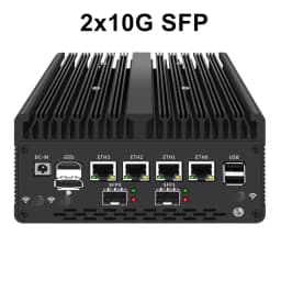 Topton New 4xi226-V 2.5G Firewall Mini PC 4*/2*10G SFP+ Intel i7 13620H 8505 2*DDR5 NVMe Industrial Computer Home Server Proxmox