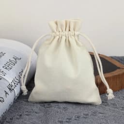 10pcs/lot Black White Cotton Bags Solid Color Canvas Gift Jewelry Storage Pouches Christmas Candy Packaging Drawstring bag