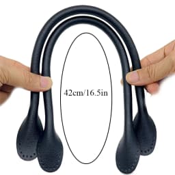 1Pair Bag Handles Bag Shoulder Leather Handle DIY Purse Strap Handbags Belts Strap Replacement Hand Strap Women Bags Accessories