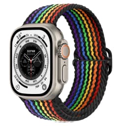 Nylon Strap For Apple Watch 12 11 10 9 8 7 46mm 42mm Adjustable Wristband iWatch Ultra4-3-2-1 49mm 6 5 4 SE 45mm 41mm 44mm Belt