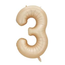32/40inch Cream Number Balloons 1-9 Digital Foil Balloon For 1st Girl Kids Adult 18 30 Birthday Party Decoration Air Helium Ball