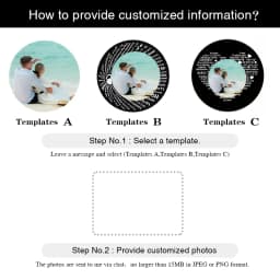 Custom Photo Bracelet Personalized Photo Projection Bracelet Circle Photo Bracelets with Picture Inside for Women Birthday Gifts