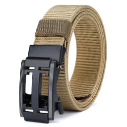 Unisex Tactical Belt 4 mm Thick 3.5 cm Wide Casual Canvas Belt Outdoor Alloy Automatic Buckle Belt
