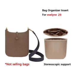 Bag Organizer Insert for Evelyne16/29 Lightweight Nylon Storage Bag Inner Pocket Bag Accessory