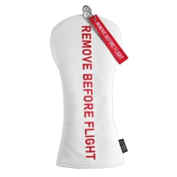 Red Remove Before Flight Golf Headcover Golf 460CC Driver Cover Wood Hybrid Mallet Cover