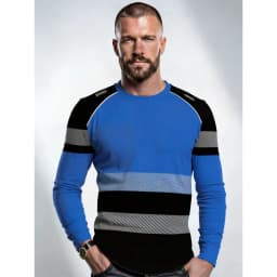 Men's Construction Workers Uniforms 3D Digital Printed Casual Round-Neck Long-Sleeved T-Shirt Comfortable T-Shirts Sportswear